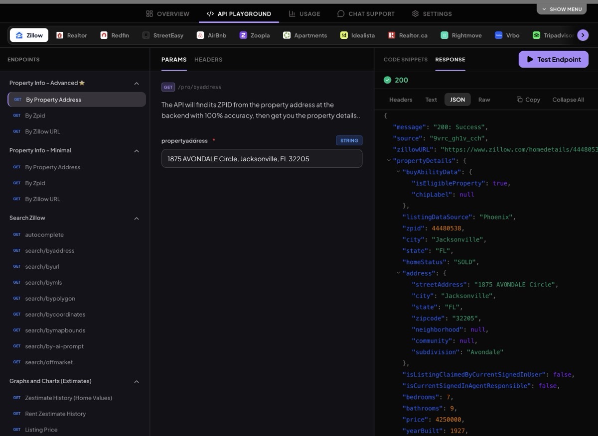 API Playground